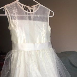 Girls Formal Dress Ivory size 12 "Dimples Los Angeles"